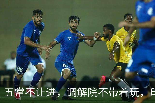 五常不让进，调解院不带着玩，印度到底卡在哪四个字上？